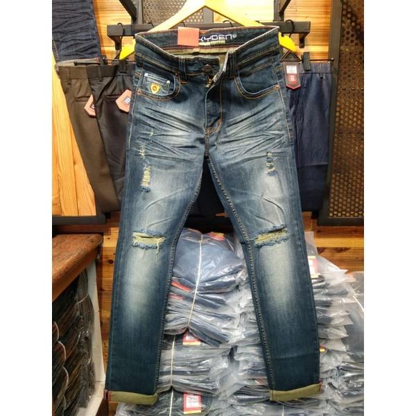 harga promo///celana jeans pria sobek terlaris///celana jeans pria sobek tambal /celana jeans ripet 