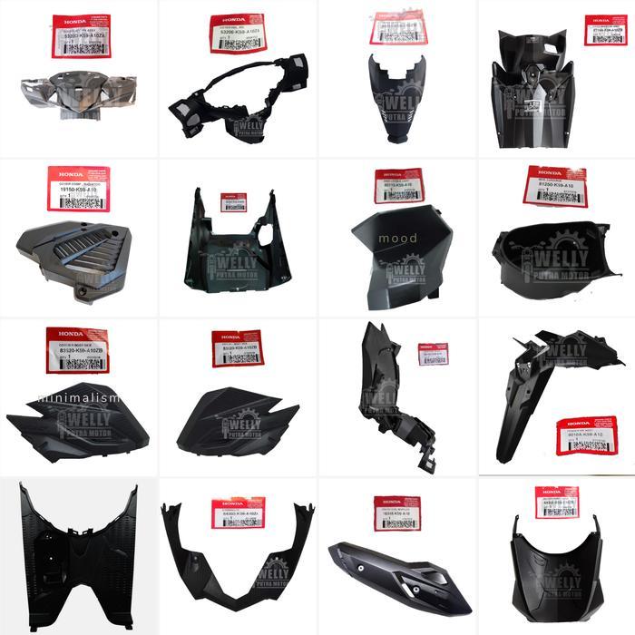 Paket Body Bodi Kasar Vario 125 150 Led Old 2015-2018 Ori Honda AHM - Batok Belakang TERLARIS