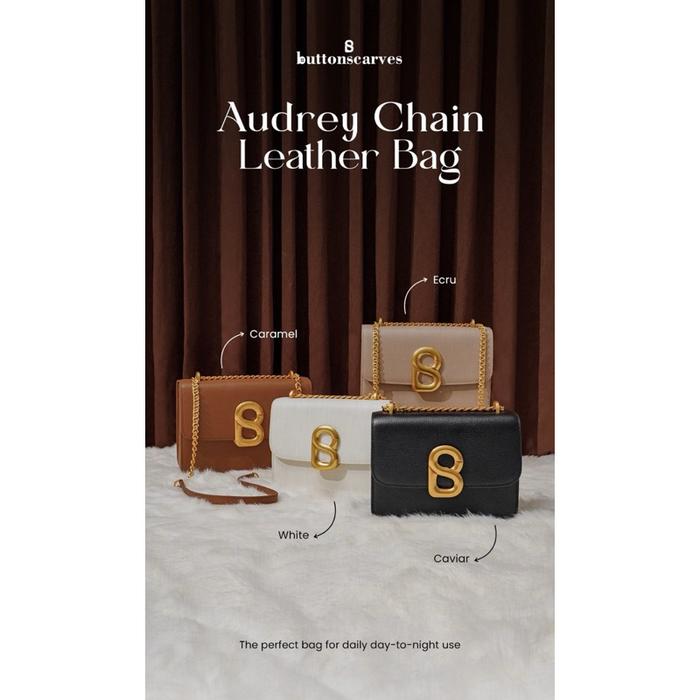 Aluna Leather Flap Bag Medium Coffee Large Black Audrey Chain Leather Bag Caviar Small Medium Espres