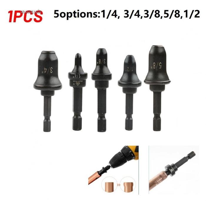 【GRCEKRIN】5x Swaging-Tool Flaring Spin Tube Pipe Expander Quality For