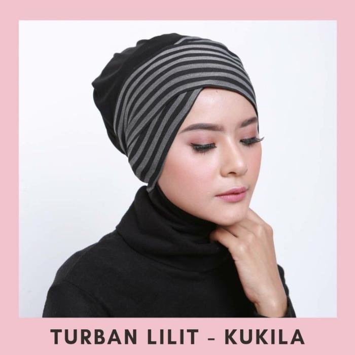 Kaloka turban lilit Kukila hijab beanie