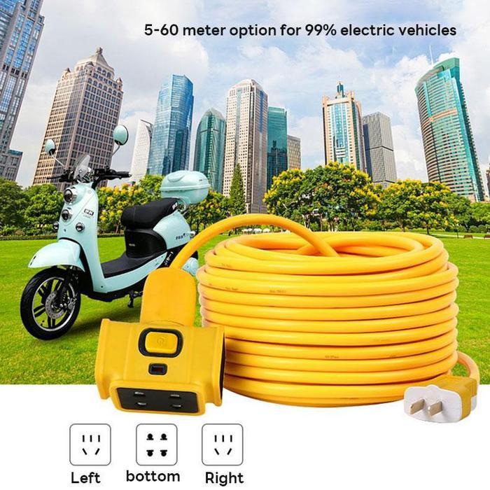 【Tool House】 Kabel Listrik Gulungan Roll 30/20/10/5/3 Meter Sambungan Listrik Kabel Roll Kontra Arde
