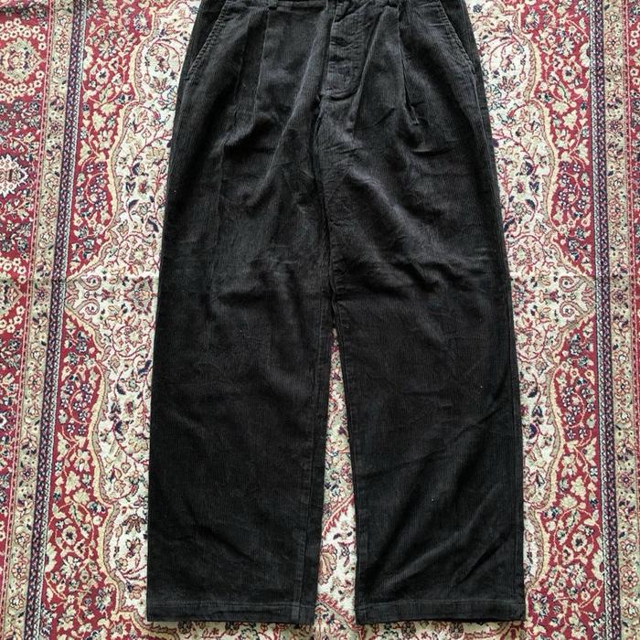 Celana Musinsa standard wide fit corduroy pants Vintage corduroy work pants Hi304