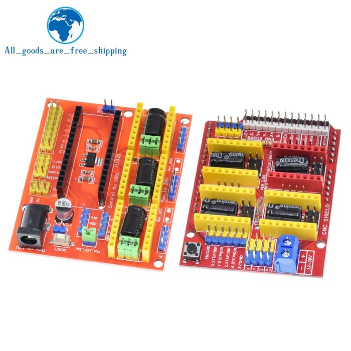 Baru CNC Shield V4 Shield V3 Mesin Ukir/Printer 3D/A4988 Papan