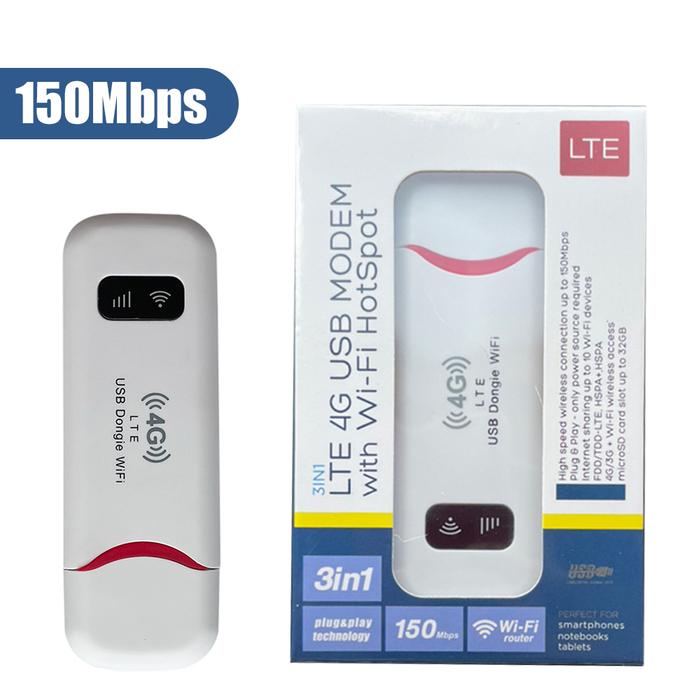 4G LTE WiFi Router 150Mbps Portable WiFi USB Wireless Router SIM Card Slot Mobile WiFi Router 4G Car