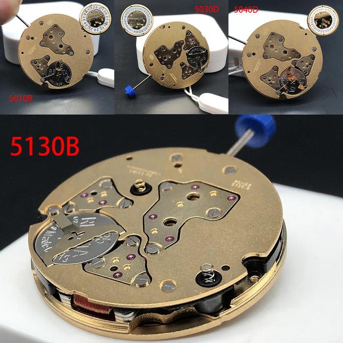 Top Quality Quartz Movement SW Ronda 5010B 5030D 5040D 5040F 5130B Built-in Battery Chronograph Hand