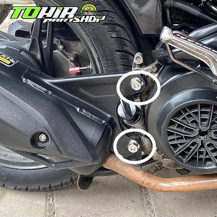 Baut Stainles HENG Knalpot BeAT/Scoopy/Vario 110/ Spacy