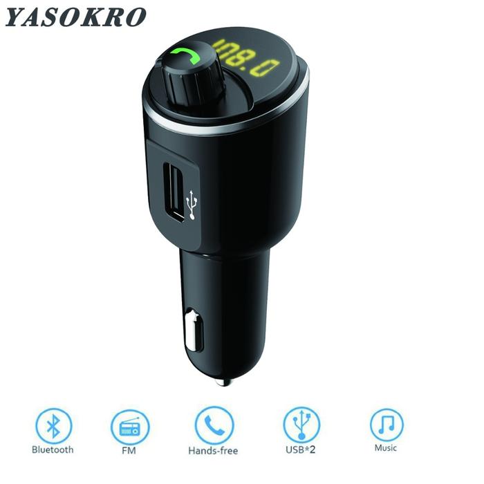 Pemutar MP3 Mobil Nirkabel A2DP Kit Mobil Bebas Genggam