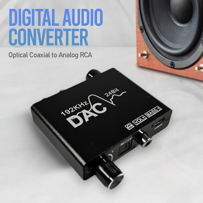 Permata Mall | Audio Converter DAC | Optical Coaxial RCA | Digital Audio Converter