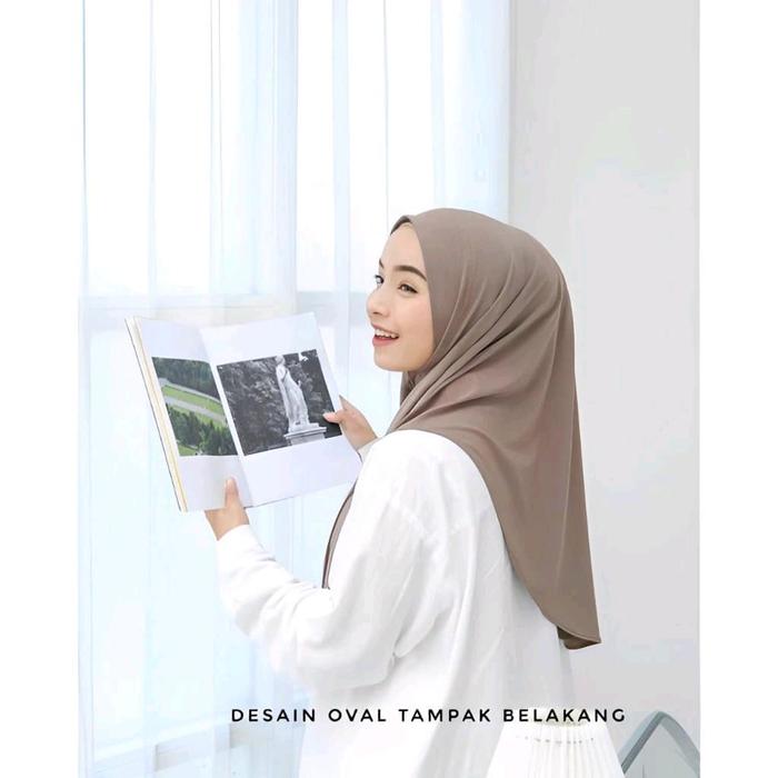 Hijab PASHMINA INSTAN OVAL JERSEY BY RKN || PASTAN OVAL JERSEY