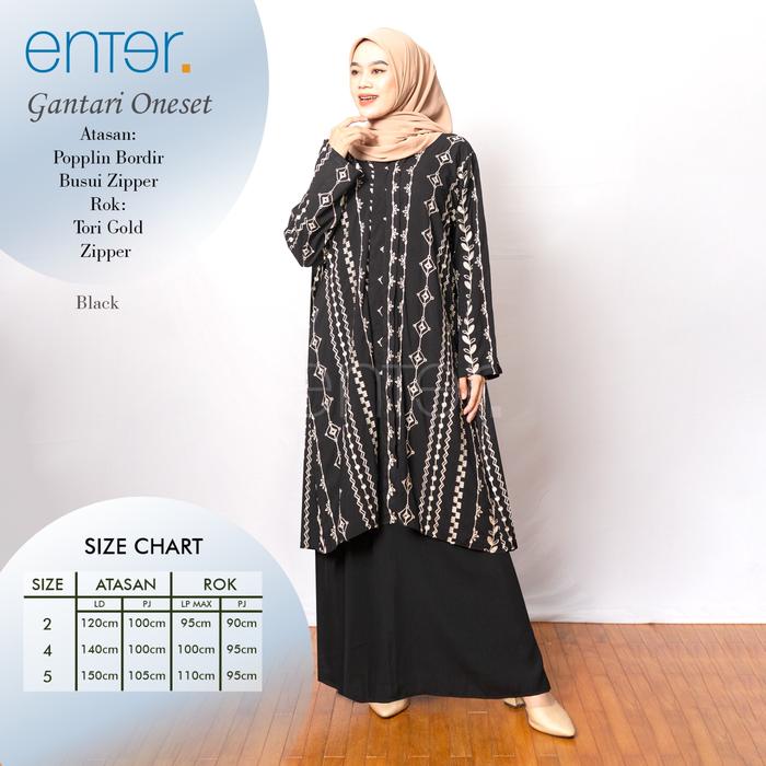 READY STOCK - GANTARI ONE SET JUMBO LD 120 XXL LD LD 140 4XL XXXXL LD 150 5XL XXXXXLBAHAN POPLIN BOR