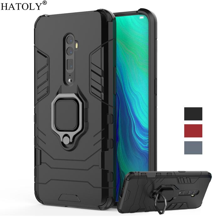 Cover Oppo Reno 10x zoom Case Shockproof Armor Case Magnetic Finger