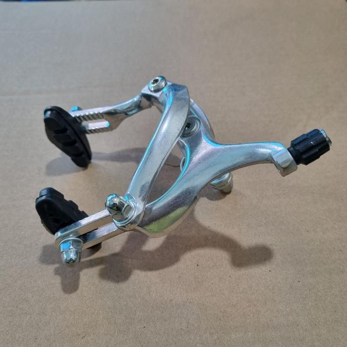 "Jual Produk U brake rem sepeda fixie balap 700c LONG reach silver ''