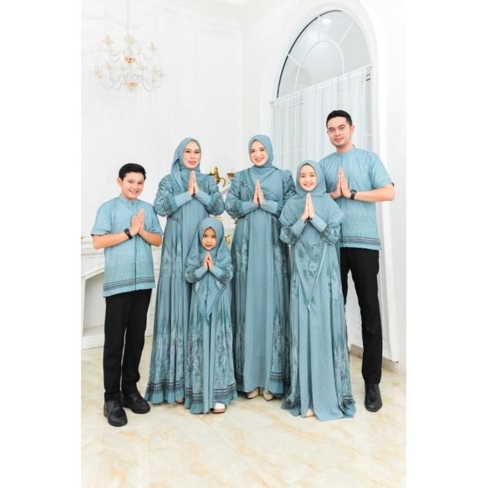 (RESTOK)SARIMBIT/COUPLE KELUARGA TERBARU KHALISA FAMILY SET HIJAB (HARGA TERPISAH) BY AC ORIGINAL