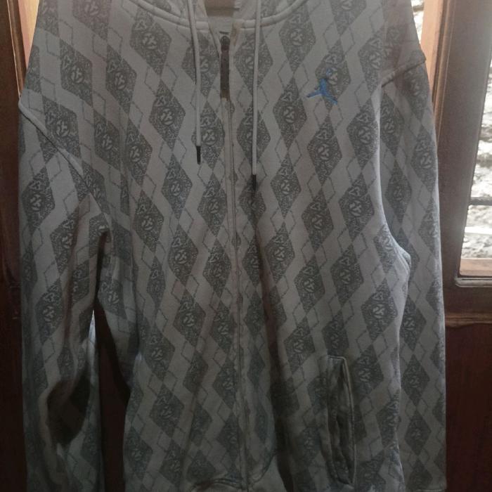 Hoodie Zipper AOP Air Jordan Second Branded ORIGINAL