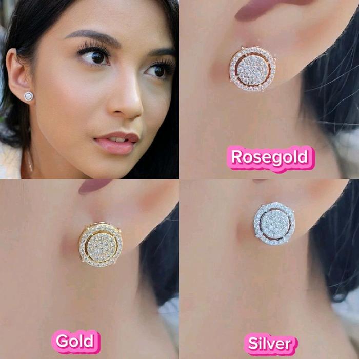 Xuping88 Anting Chelsea Kecil Giwang Titanium Wanita