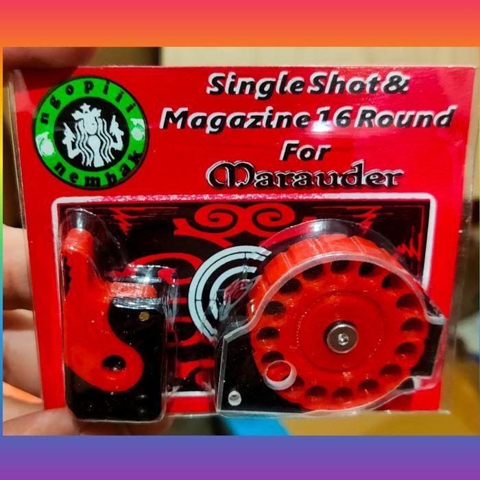 STOK TERBATAS !!!! PAKET MAGAZINE CNC MERAH + SINGLE SHOT JUNGKIT TERJANGKAU