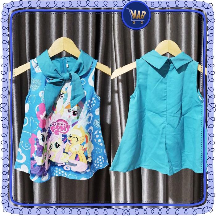 Dress Baju Anak Perempuan Import Terusan Coco Ice New Celin Little Pony LH