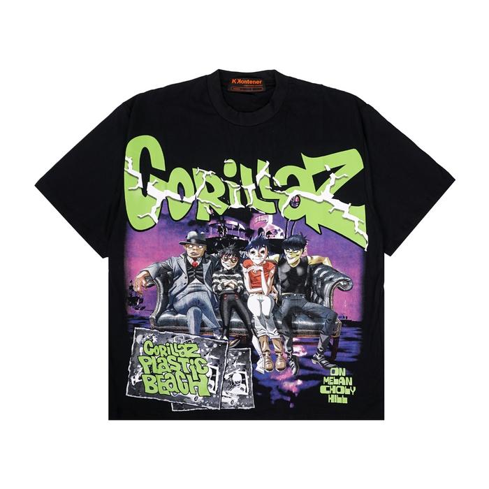 KKONTENER GORILLAZ OVERSIZE TSHIRT BLACK