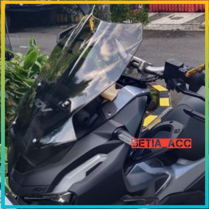 Windshield Visor Tameng ADV 160 150 Tinggi Bubbel Ocito Modish