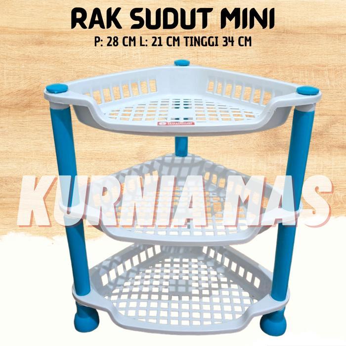 Rak Susun Mini Nasional Rak Segi Dapur Rak Bumbu Plastik Rak Kosmetik