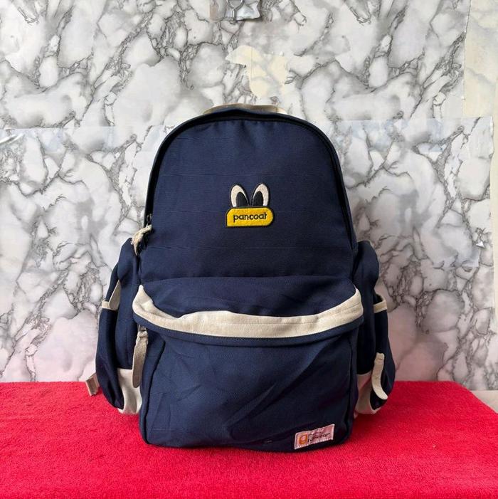 Tas Ransel Pria/wanita PANCOAT Brand Second Import/Ransel Bahan Kanvas yang stylish