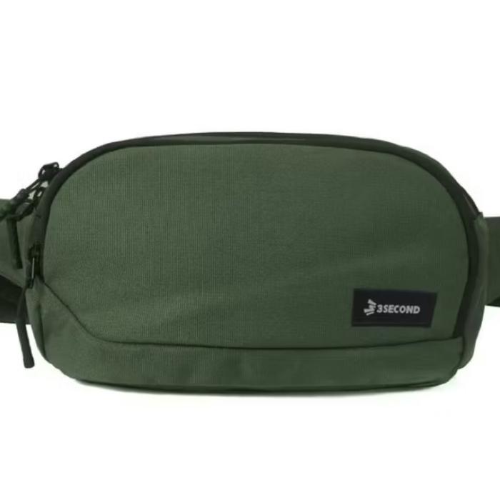 Tas waistbag slempang original 3second murah diskon Selempang Pria Slingbag