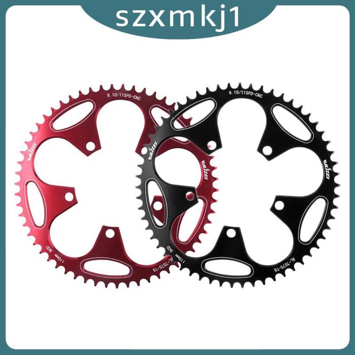 Look At Me 110bcd Chainring Sepeda 50-60t Warna Hitam Untuk Crankset