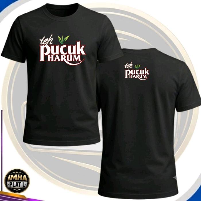 T-Shirt Kaos TEH PUCUK HARUM Ukuran Anak Dan Dewasa Combet 30s Atasan Keluarga Unisex Premium Lengan
