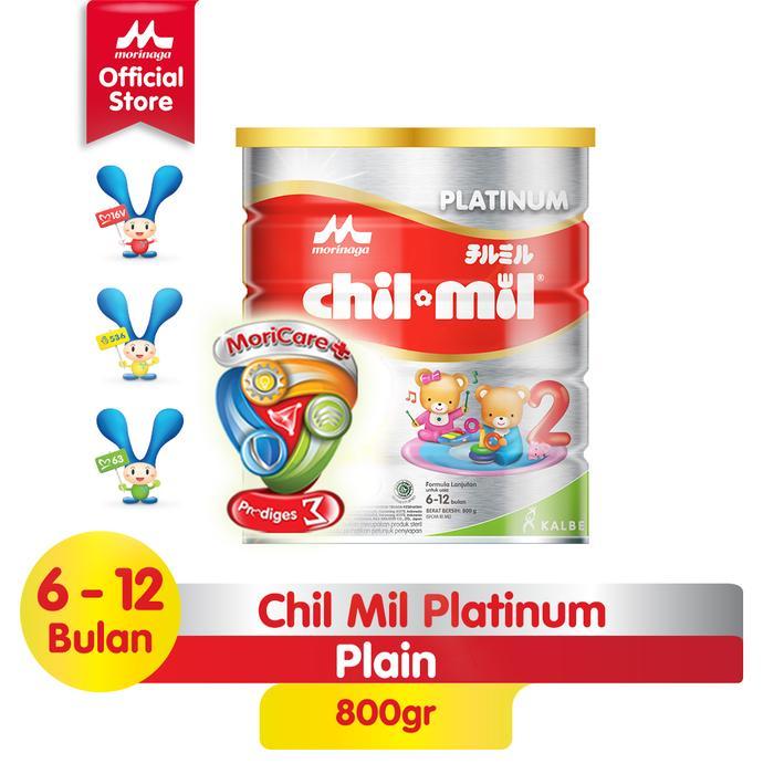 Morinaga Chil Mil Platinum Formula Bayi Usia 6-12 Bulan 800g