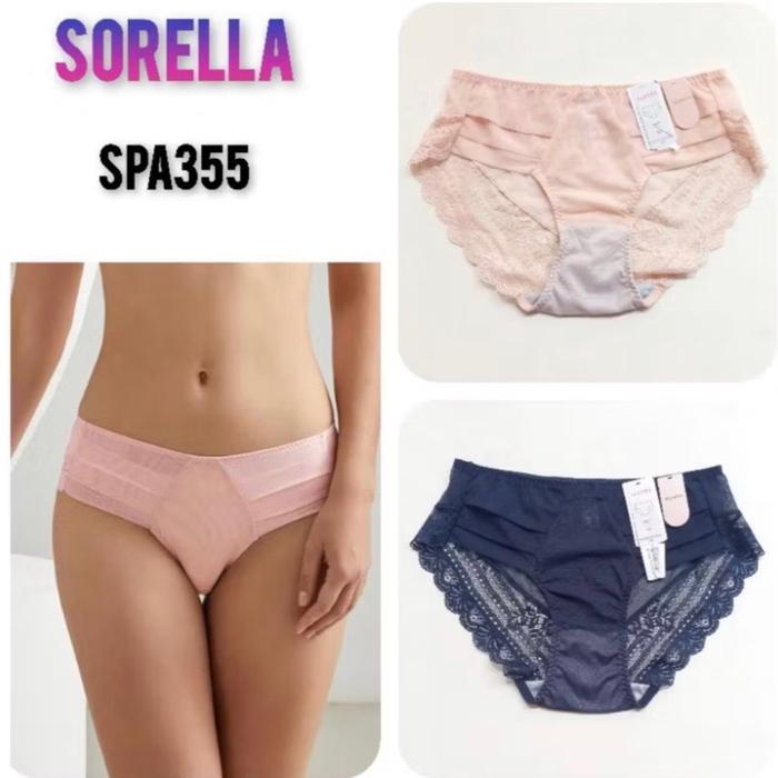 ￼SPA355 Panty celana dalam Sorella body contour midi M