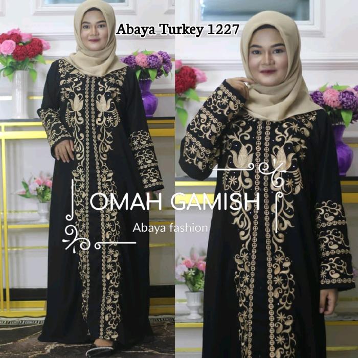 Abaya Bordir Turkey 1227 Dws non busui by anugerah berkah abaya
