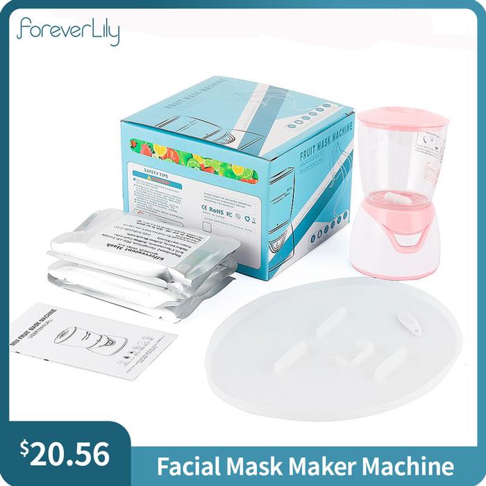 Masker Wajah SPA wajah Mini, pembuat masker wajah DIY membuat masker