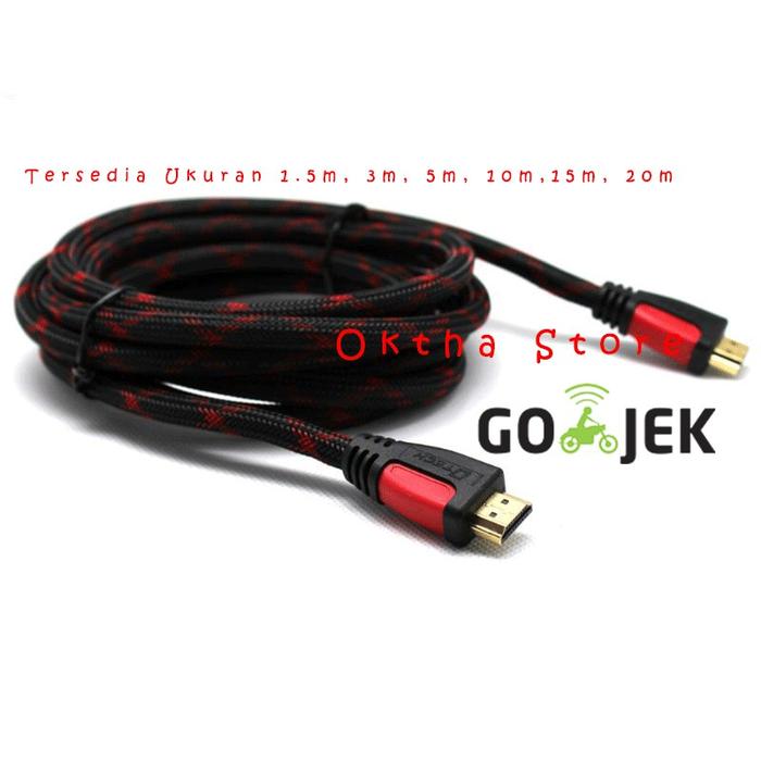 KABEL HDMI TO HDMI 20 METER HIGH QUALITY & HIGH SPEED