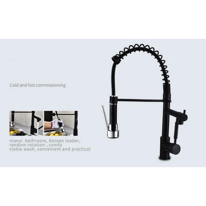 kran sink tarik panas dingin / kran sink flexible model tarik kuningan model wasser