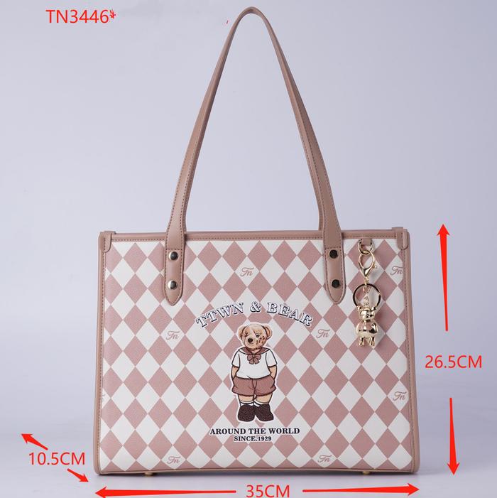 TAS TOTE BAG WANITA IMPORT TTWN Bear Original TN3446 Tas Tote Woman TTWNBEAR
