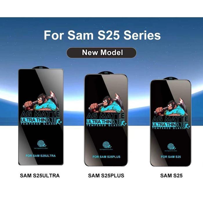 Pelindung Layar Tempered GLass Clear Matte Privacy Anti Spy Anti Static Full Cover ESD Bisa Finger P