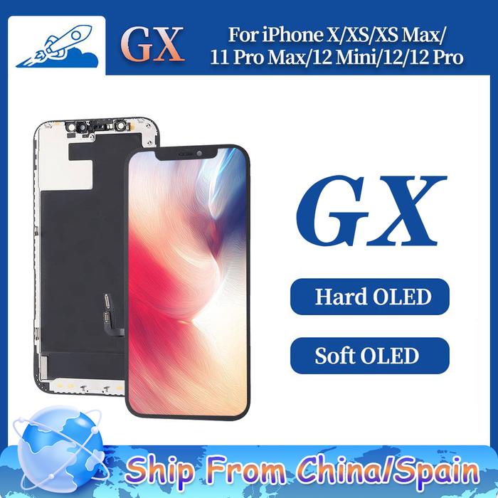 Soft OLED For iPhone X XS Max 11 Pro Max 12 Pro LCD Display Screen GX