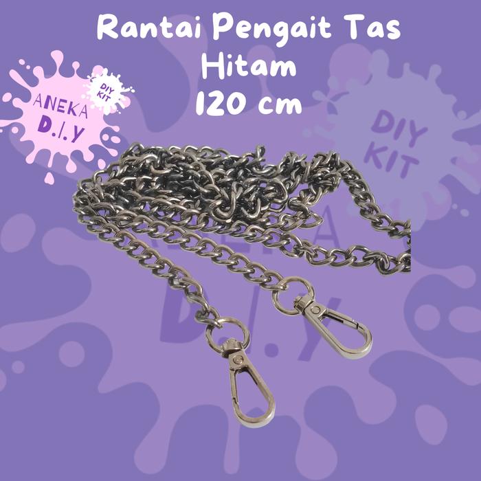 Aksesoris Rajut Tas PVC / Aksesoris Tas PVC DIY / Aksesoris Rajut / Kunci tas / D ring Tas / Rantai 