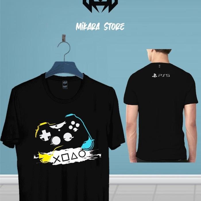 Kaos Stik Ps 5 Segitiga Kotak Bulat X Cotton Combed 30s