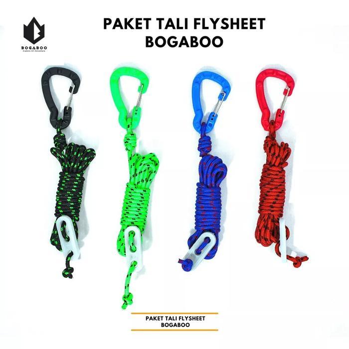 GUYGUYROPE TALI TENDA CAMPING FLYSHEET REFLECTIVE not naturehike *