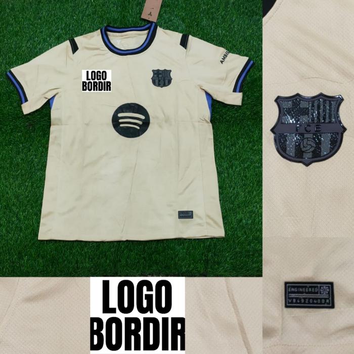 Jersey Barcelona Away 2025 2026 Baju Sepak Bola Barca Grade Ori Pria Dewasa Promo