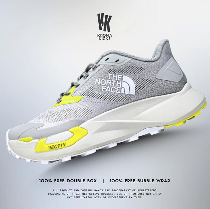 The North Face Enduris 4 Trail Run Sneaker Sepatu Grey Yellow NFOA8AEP-CIY (Size 40-45)