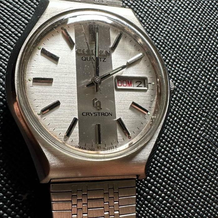 CITIZEN Crystron Quartz Day-Date