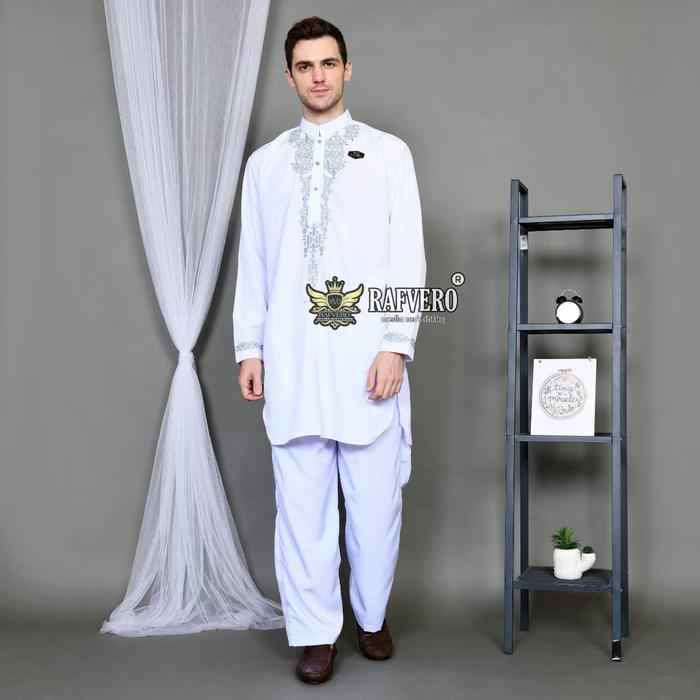 NEW Setelan Baju Koko Pakistan Al Mashka Original RAFVERO