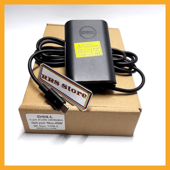 Adaptor charger laptop dell Baru Asli 65W Tipe C Adaptor Ac Latitude UNTUK Dell Latitude 5290 5290 2