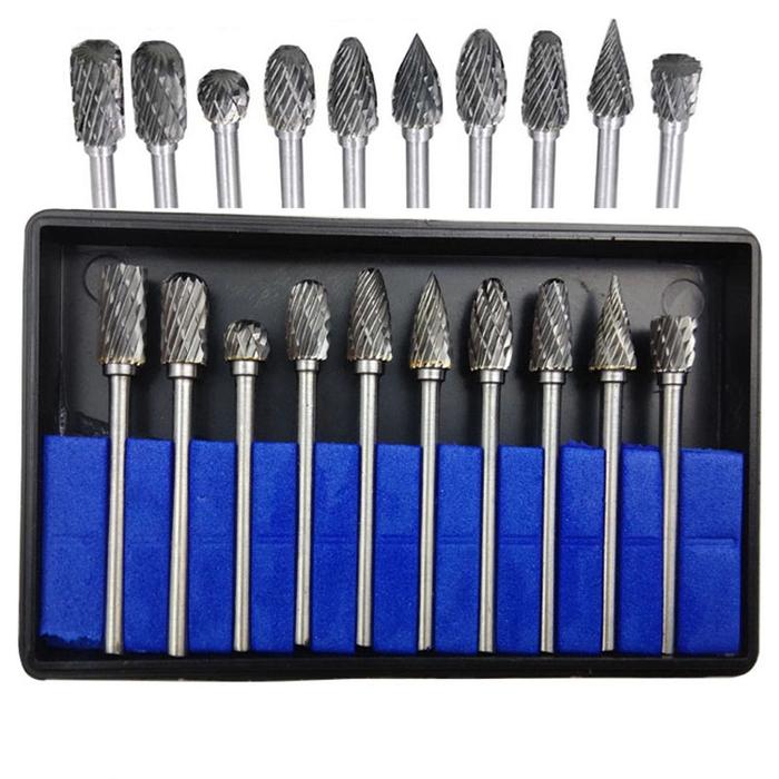 Carbide rotary file 10 kinds of tungsten steel carbide drill bit