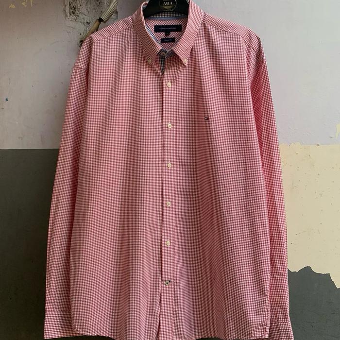 Kemeja pria Tommy hilfiger lengan panjang preloved