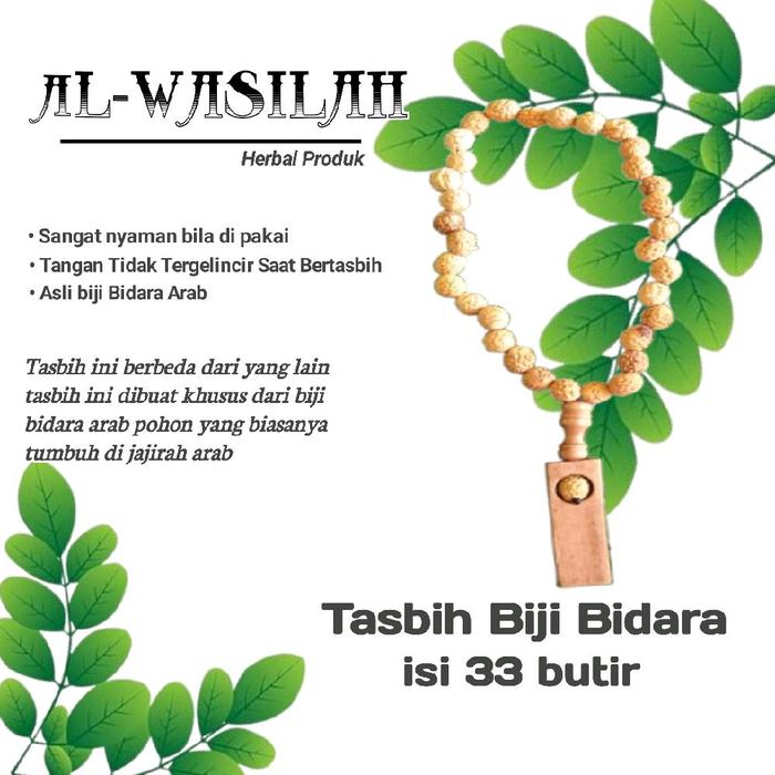 Gelang Tasbih Biji Bidara arab 33