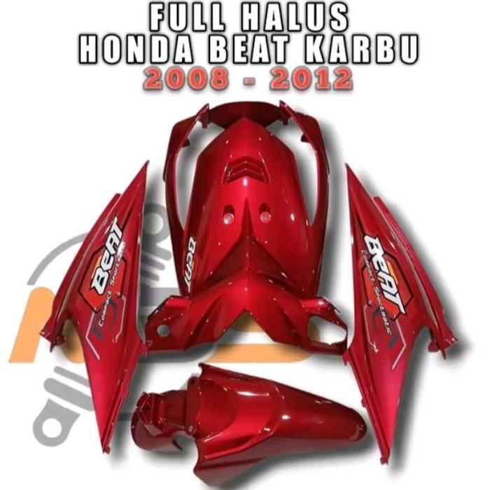 Honda Beat Karbu 2008-2012 Cover Body Beat Halus 2018-2012 Bos Req Warna Full Halus untuk Motor Hond